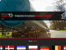 Tablet Screenshot of polishpermits.com